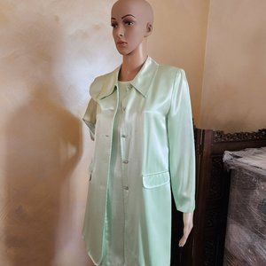 Vintage satin dress and jacket